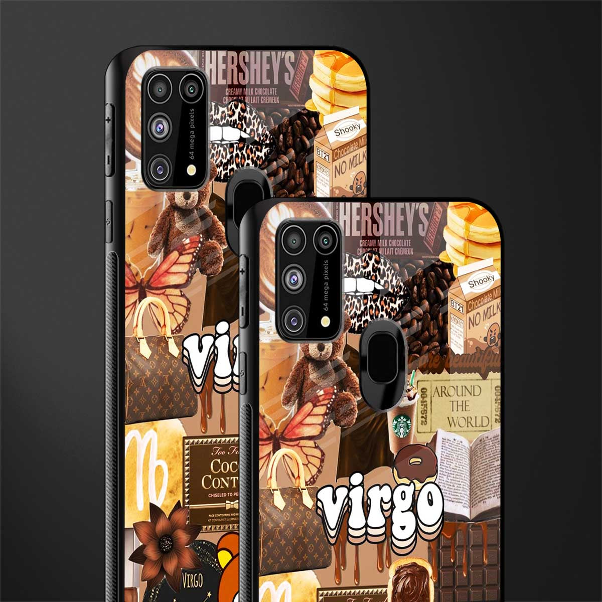 virgo aesthetic collage glass case for samsung galaxy m31 prime edition image-2