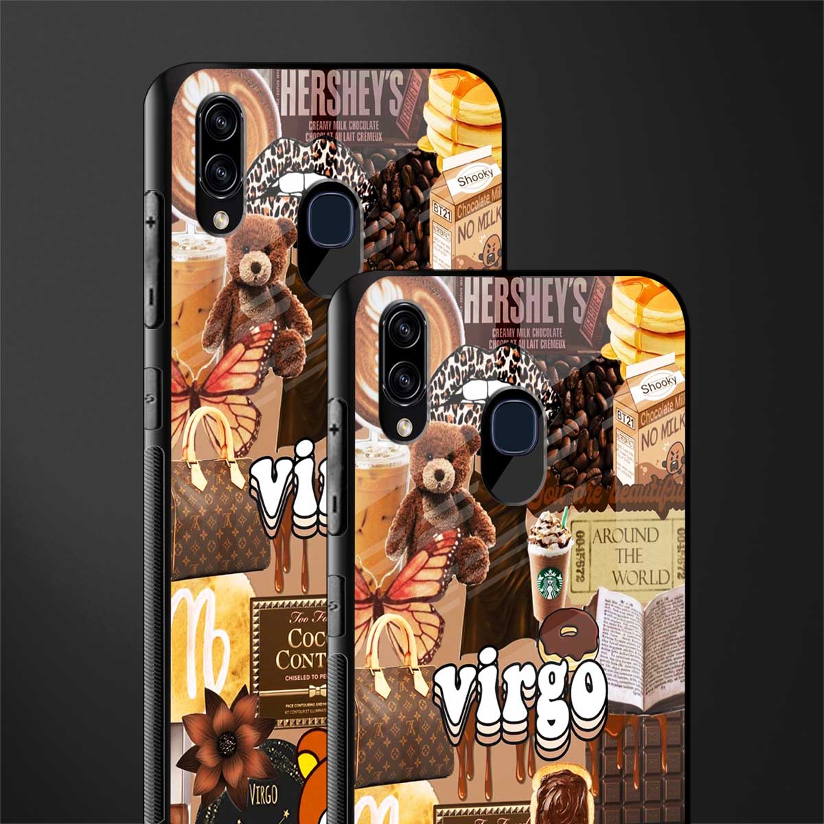 virgo aesthetic collage glass case for samsung galaxy a30 image-2
