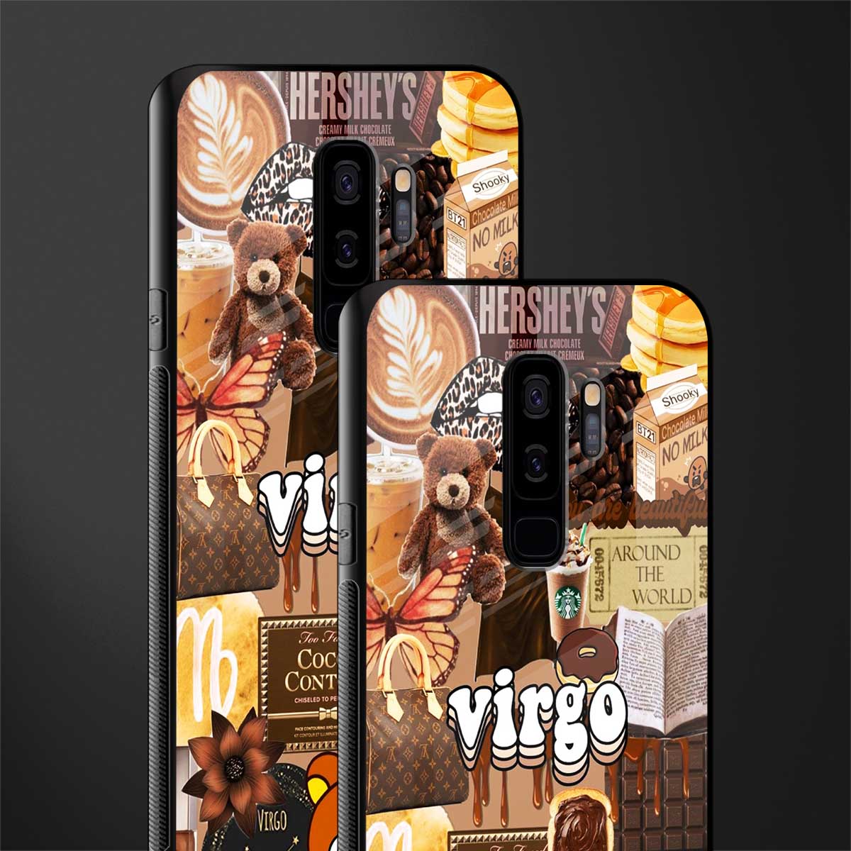 virgo aesthetic collage glass case for samsung galaxy s9 plus image-2