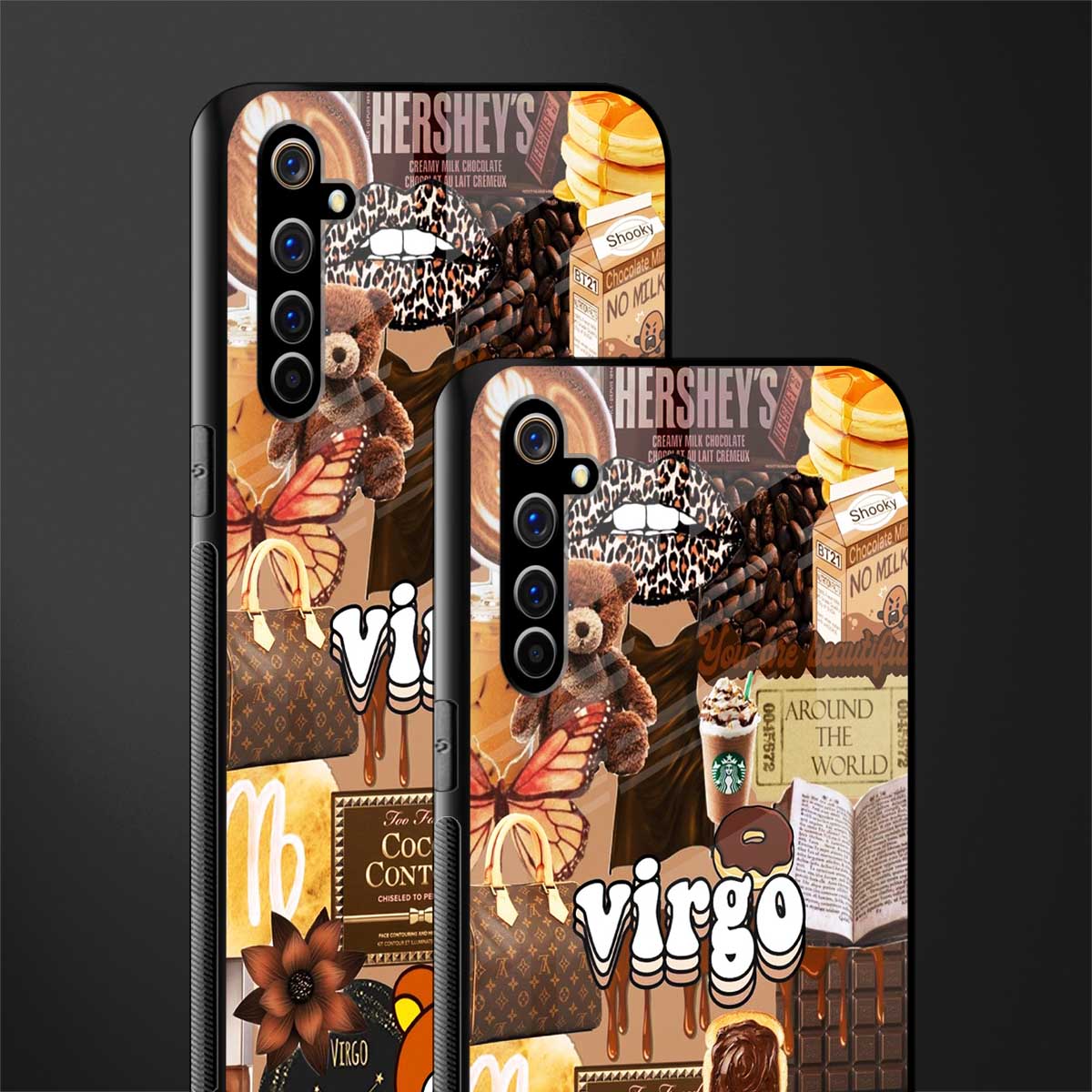 virgo aesthetic collage glass case for realme x50 pro image-2