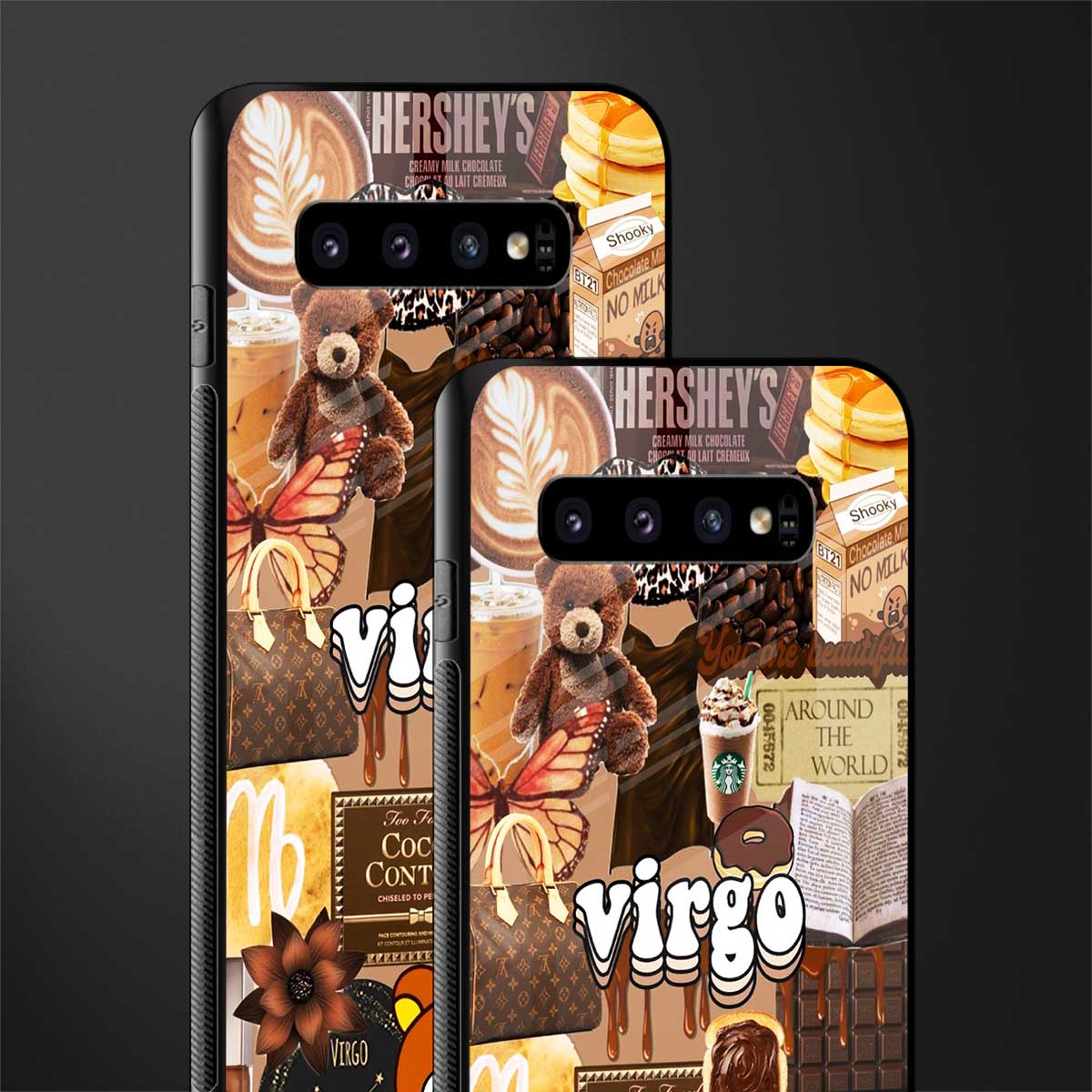 virgo aesthetic collage glass case for samsung galaxy s10 plus image-2