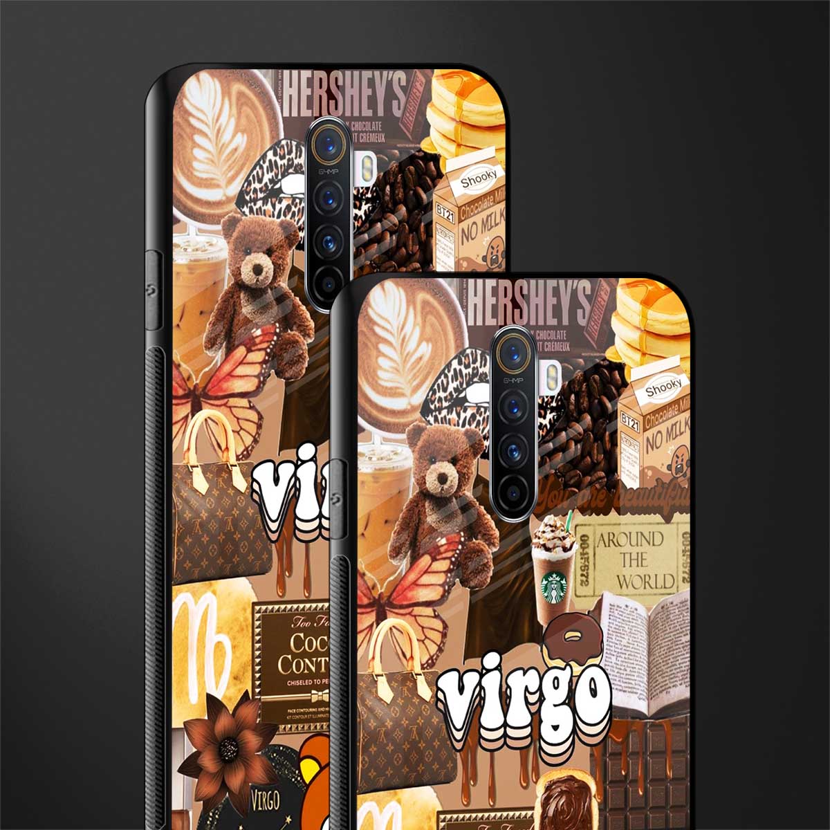 virgo aesthetic collage glass case for realme x2 pro image-2