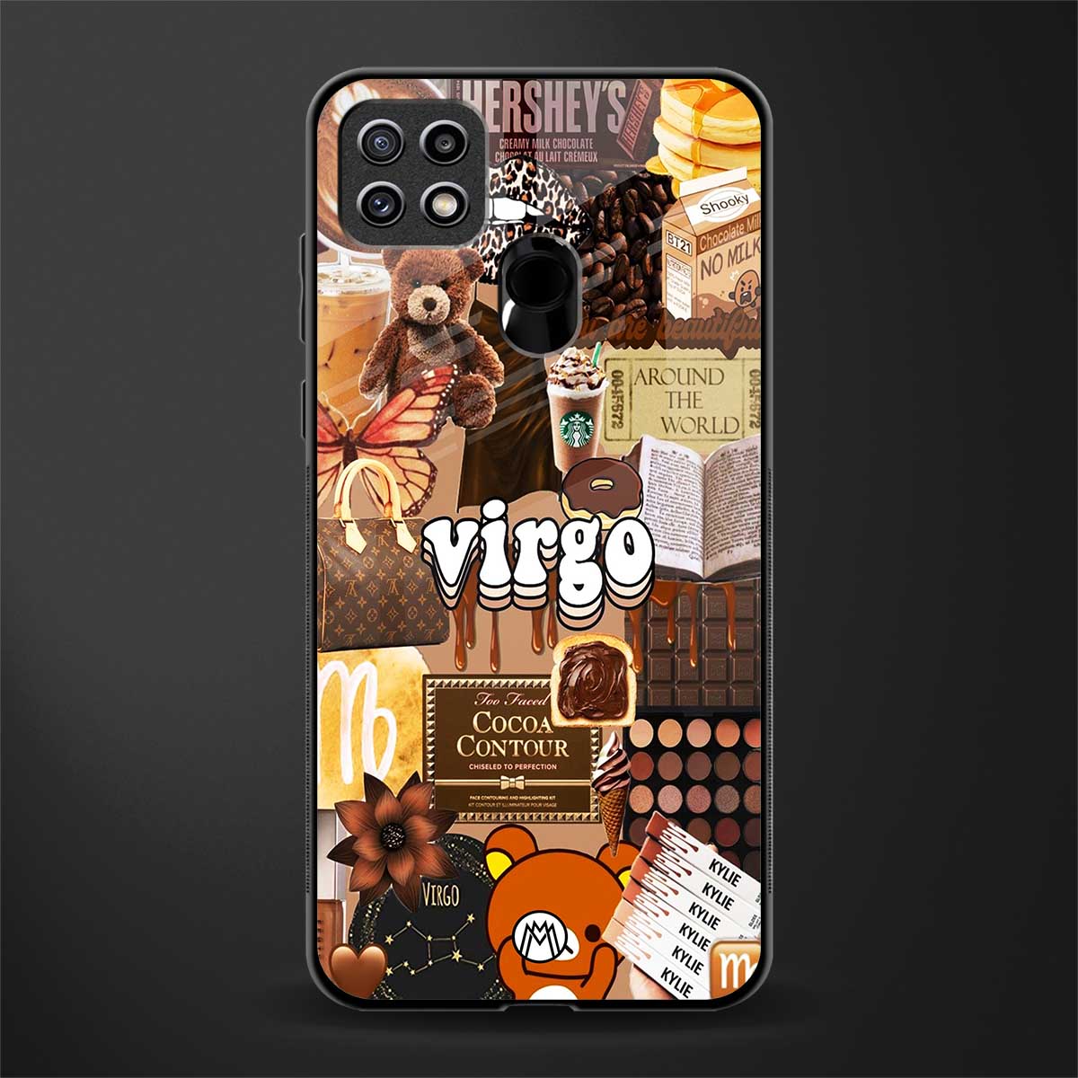 virgo aesthetic collage glass case for oppo a15s image