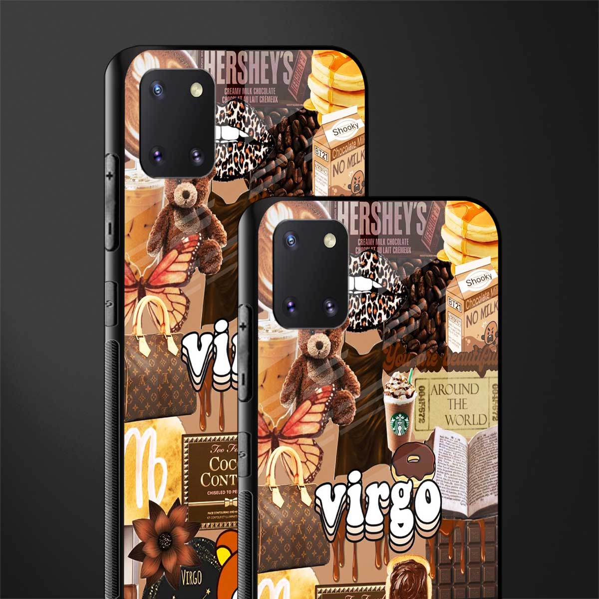 virgo aesthetic collage glass case for samsung a81 image-2