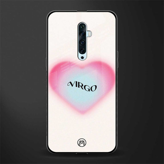 virgo minimalistic glass case for oppo reno 2f image