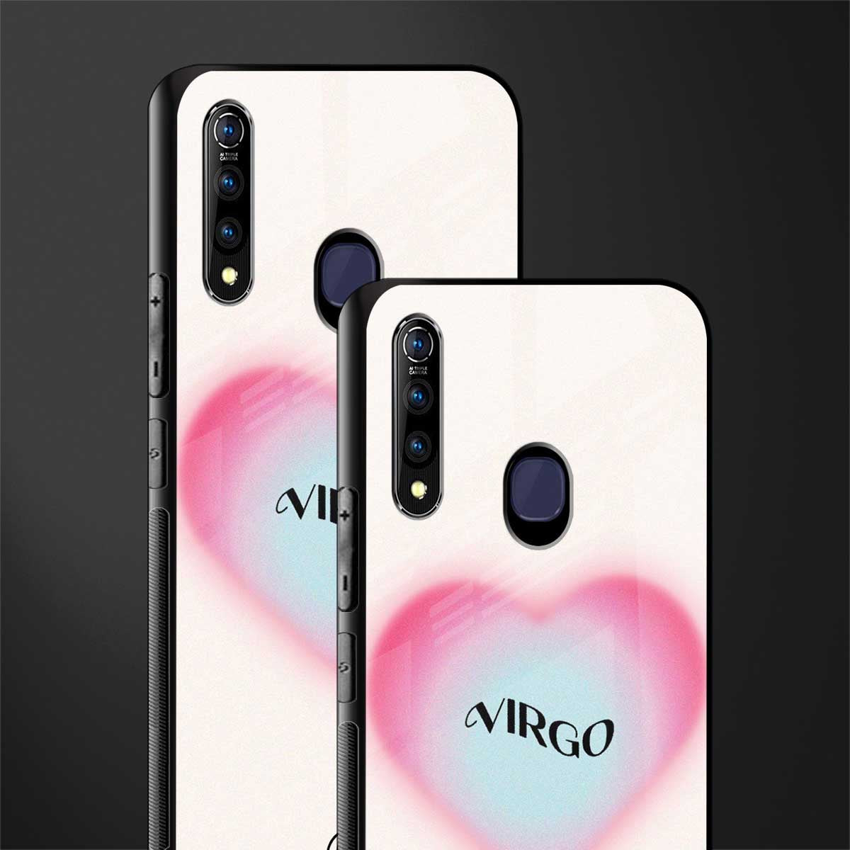 virgo minimalistic glass case for vivo z1 pro image-2