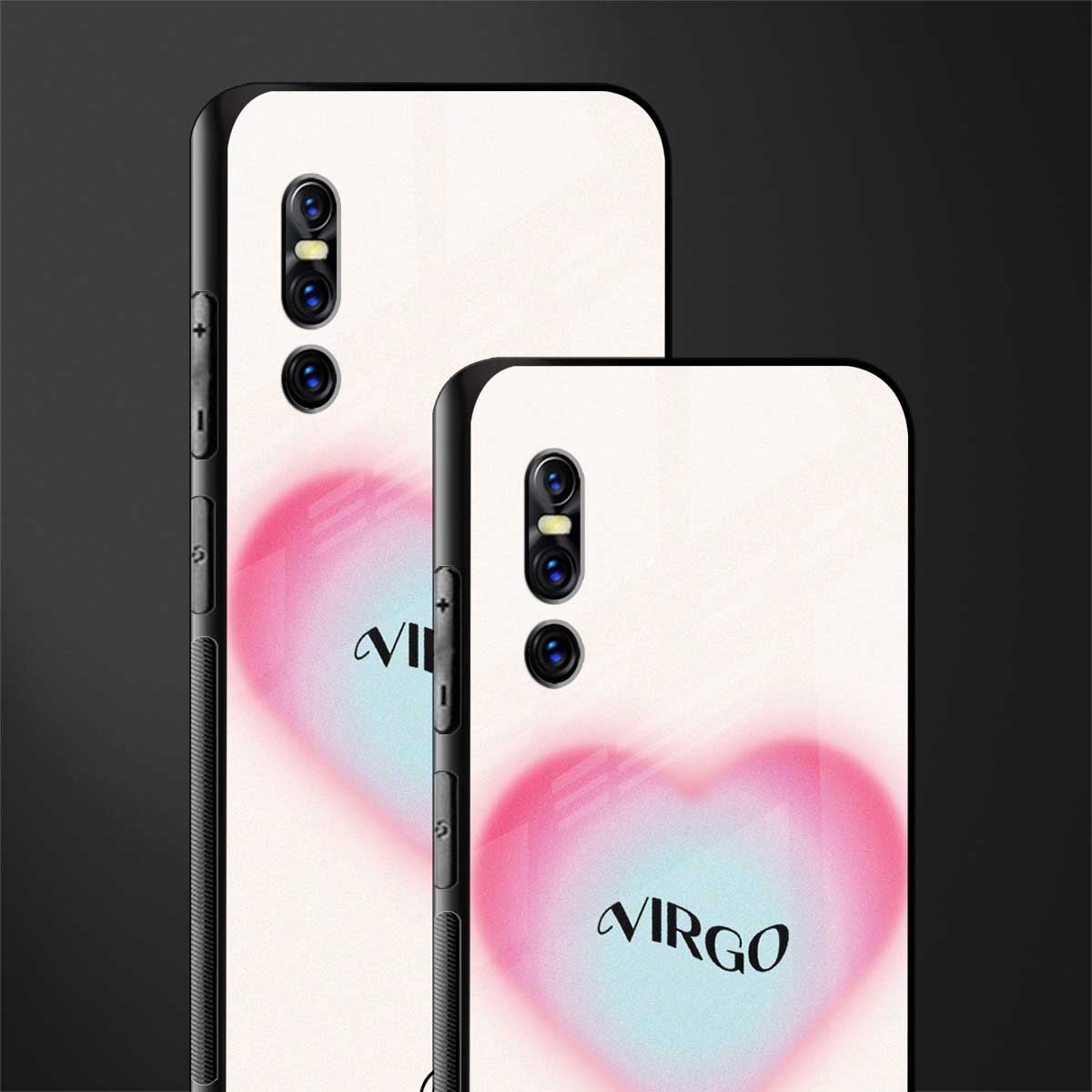 virgo minimalistic glass case for vivo v15 pro image-2