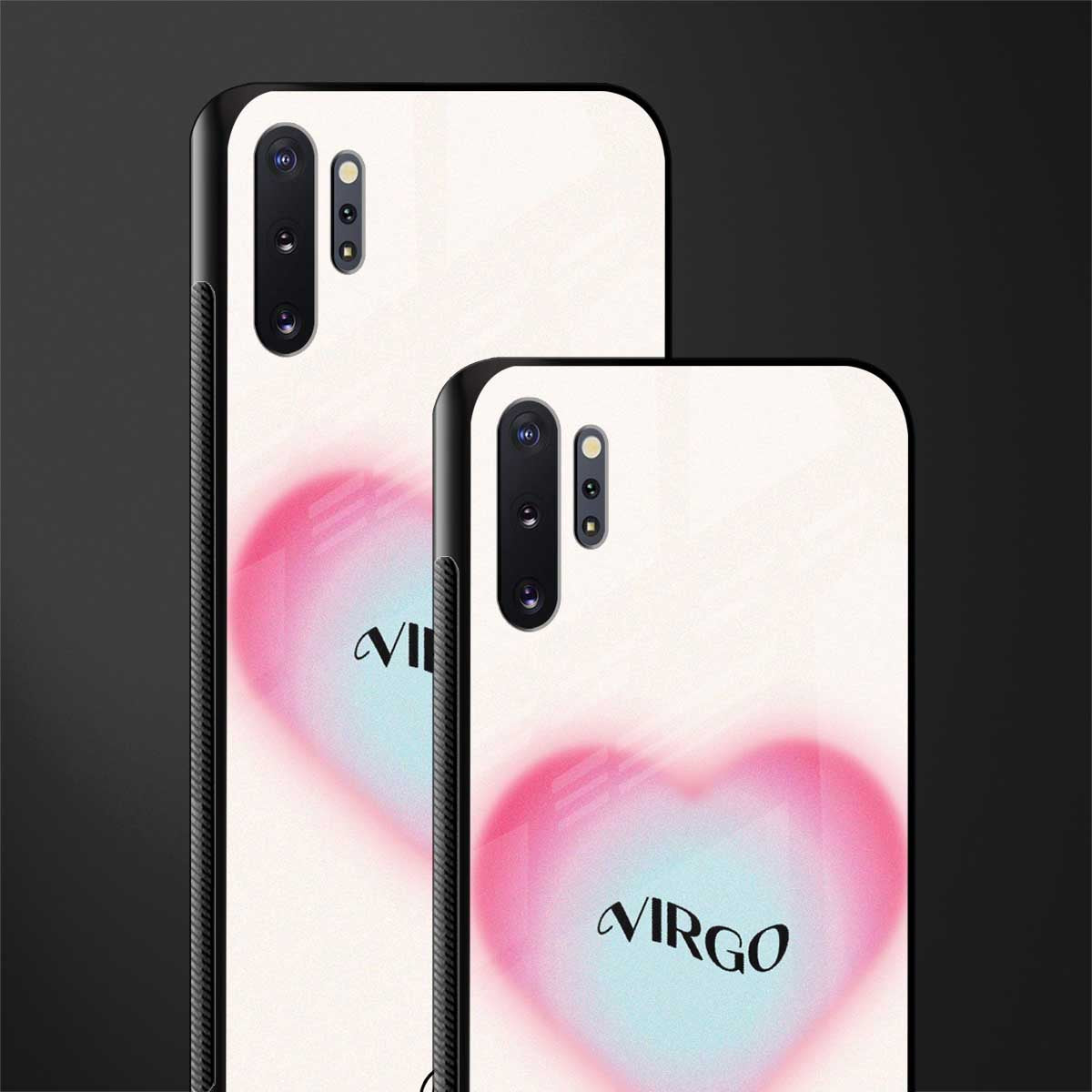 virgo minimalistic glass case for samsung galaxy note 10 plus image-2