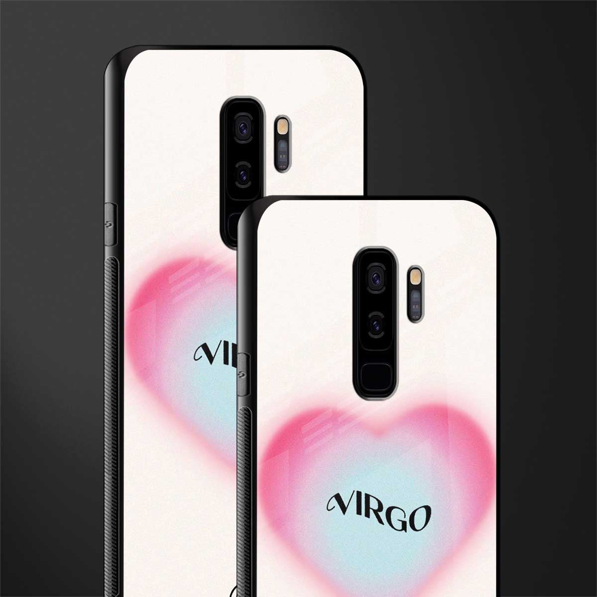 virgo minimalistic glass case for samsung galaxy s9 plus image-2