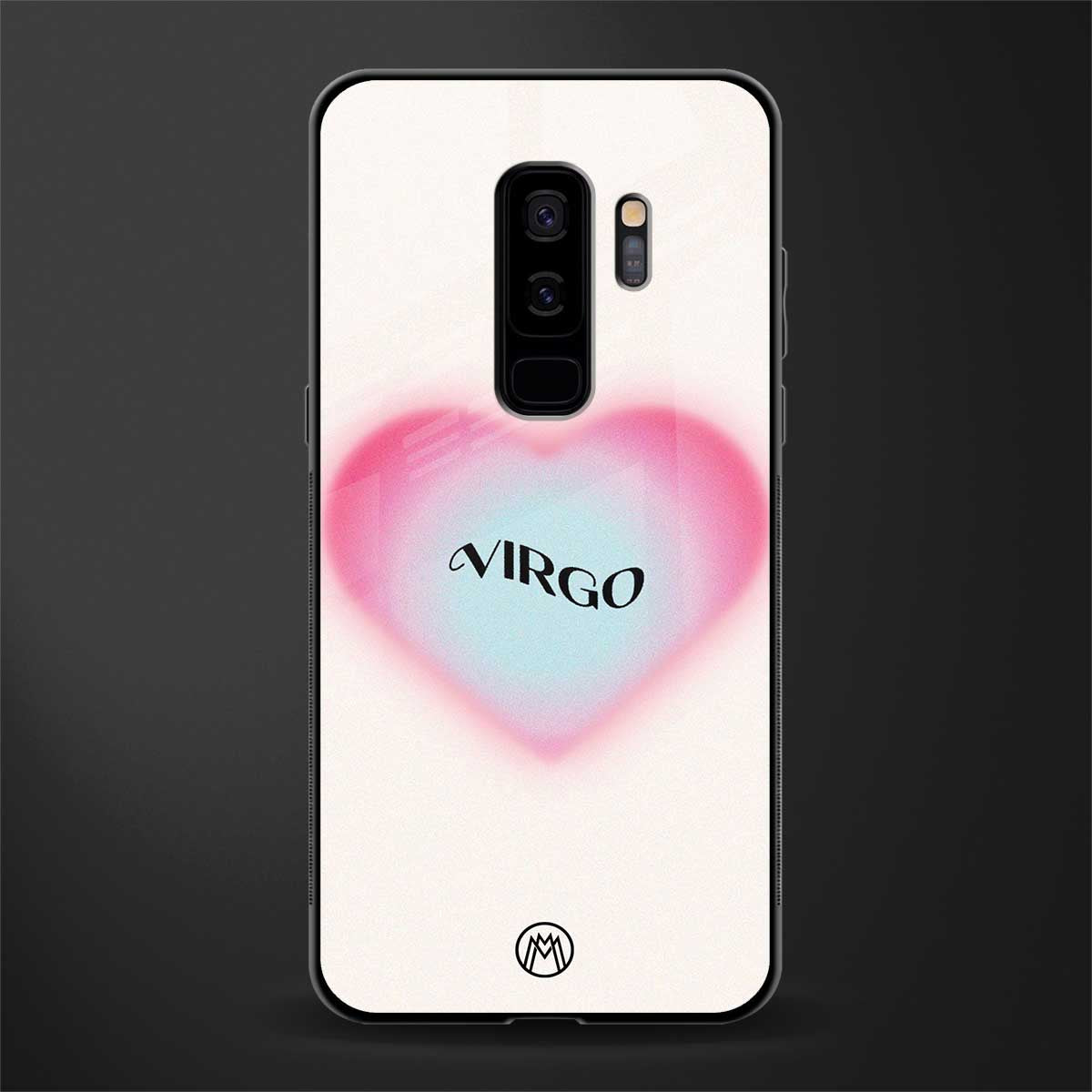 virgo minimalistic glass case for samsung galaxy s9 plus image