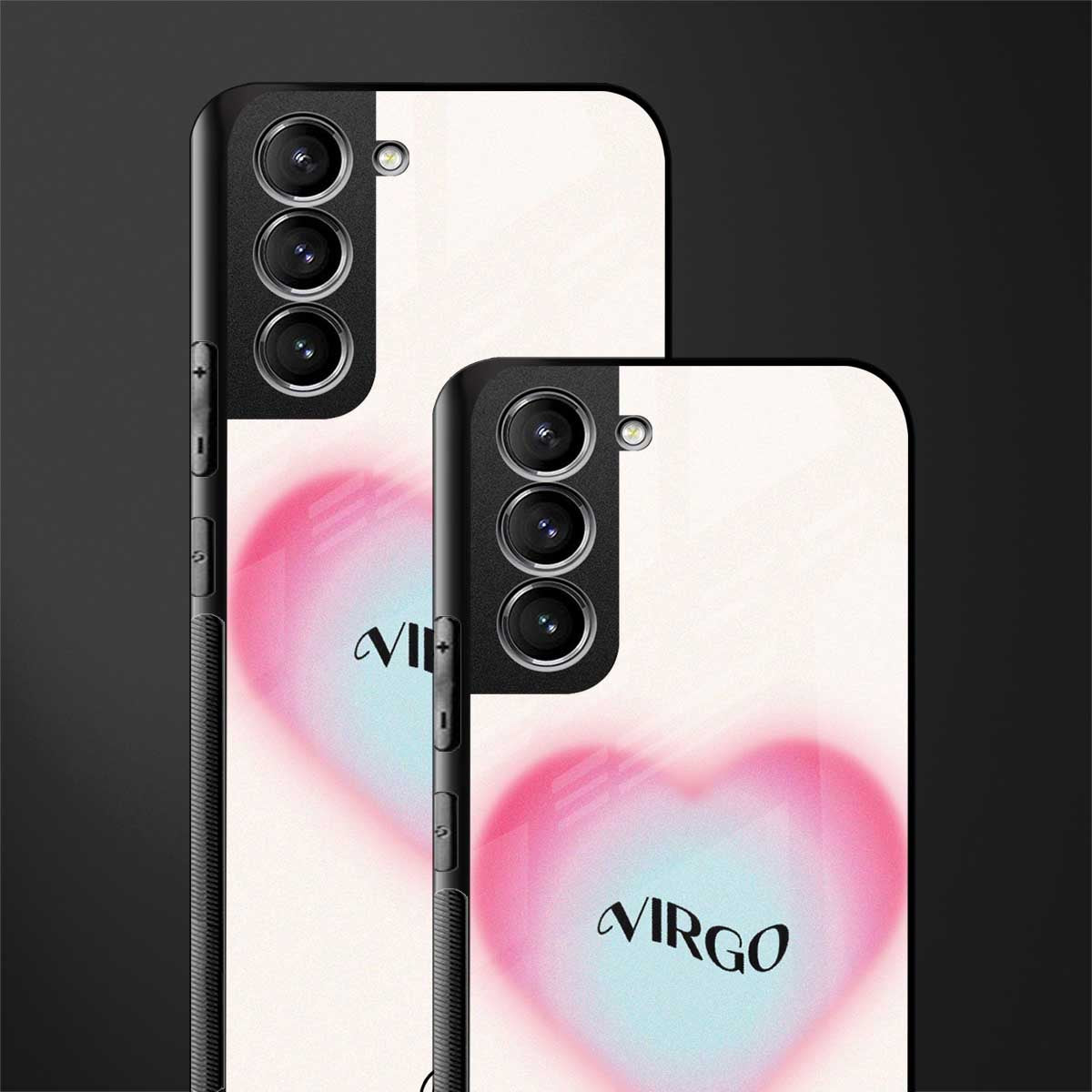 virgo minimalistic glass case for samsung galaxy s21 plus image-2
