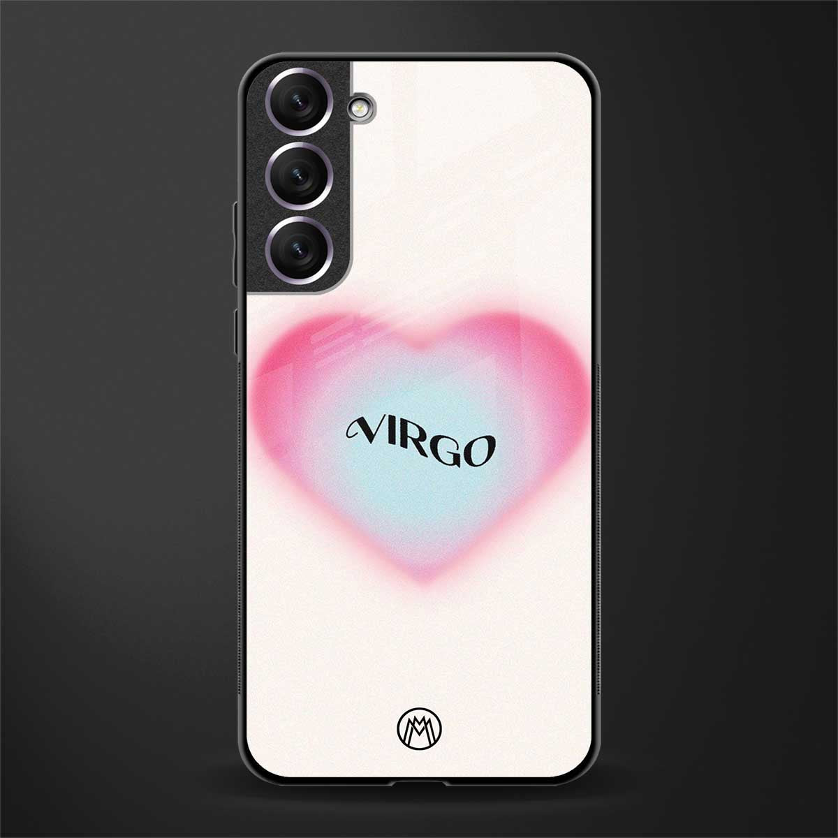 virgo minimalistic glass case for samsung galaxy s21 plus image