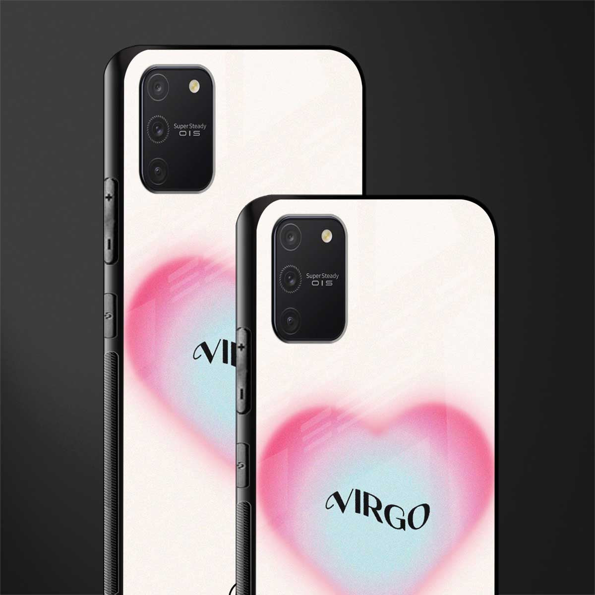 virgo minimalistic glass case for samsung galaxy a91 image-2