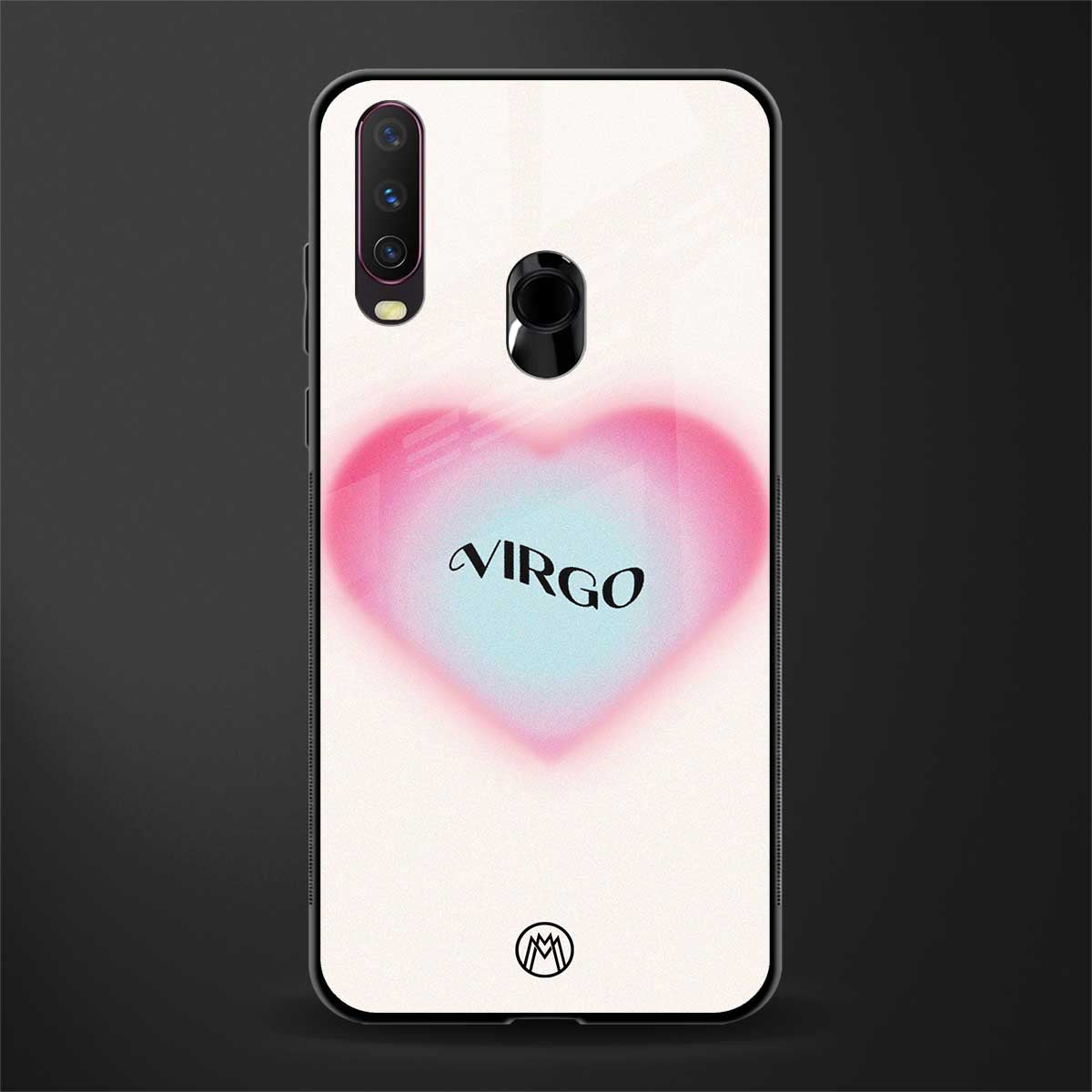 virgo minimalistic glass case for vivo y17 image