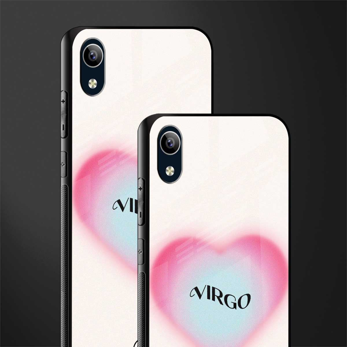 virgo minimalistic glass case for vivo y90 image-2