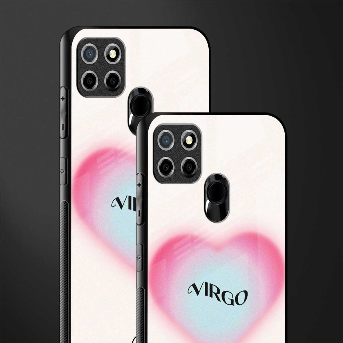 virgo minimalistic glass case for realme narzo 20 image-2