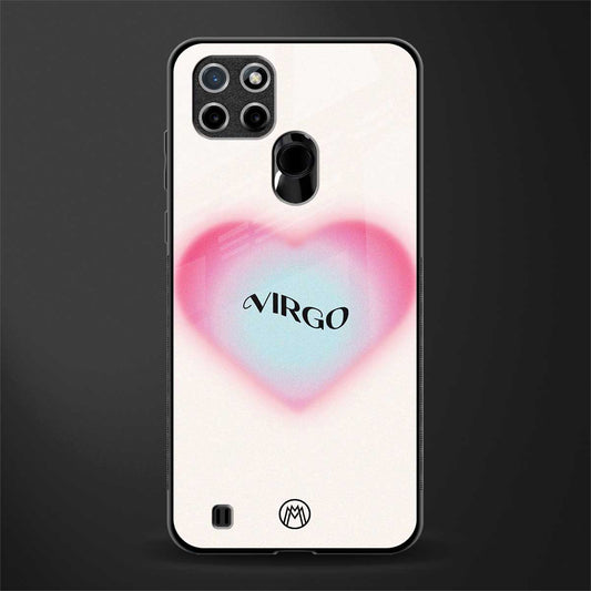 virgo minimalistic glass case for realme c21 image