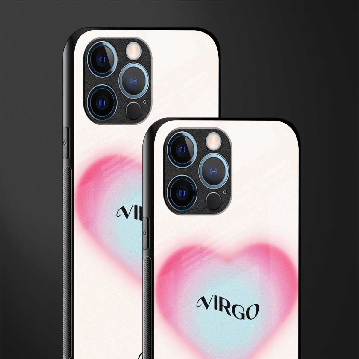 virgo minimalistic glass case for iphone 12 pro image-2