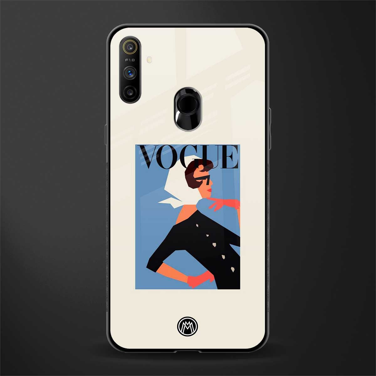 vogue lady glass case for realme narzo 20a image