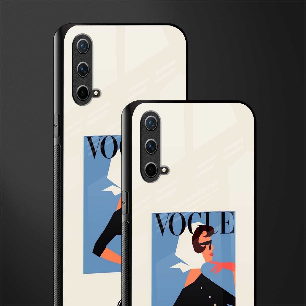 vogue lady glass case for oneplus nord ce 5g image-2