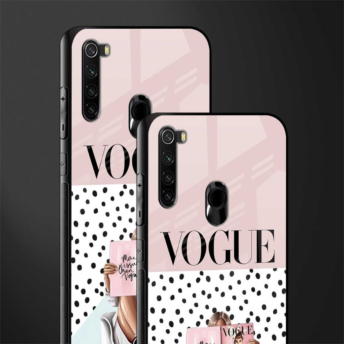 vogue queen glass case for redmi note 8 image-2