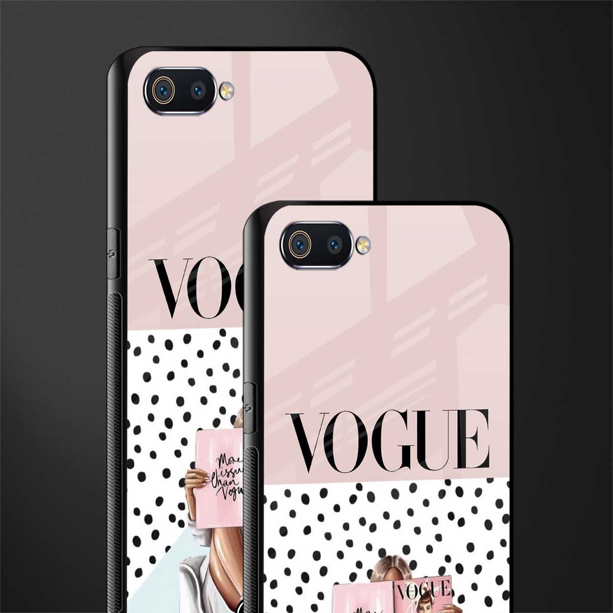 vogue queen glass case for oppo a1k image-2