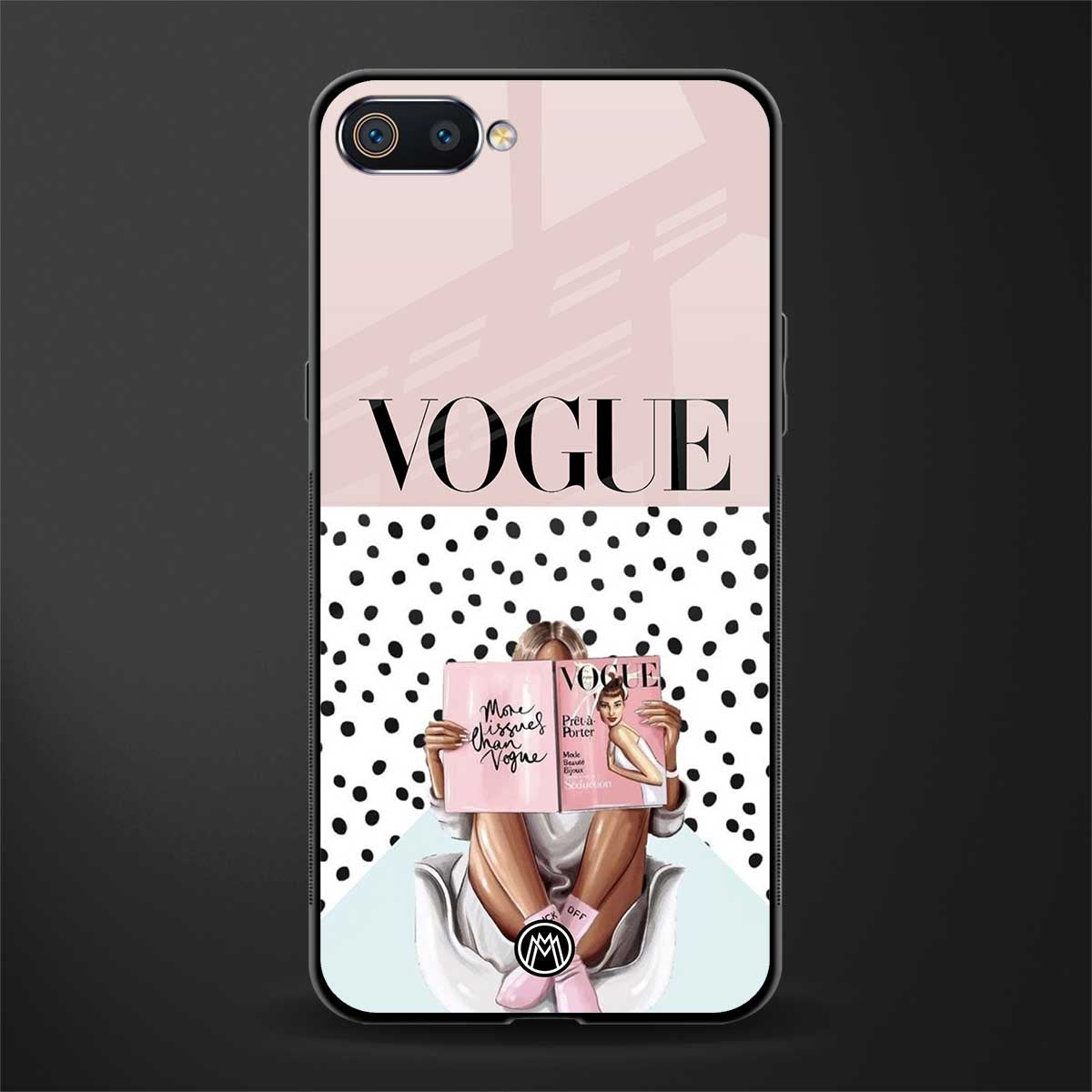 vogue queen glass case for oppo a1k image