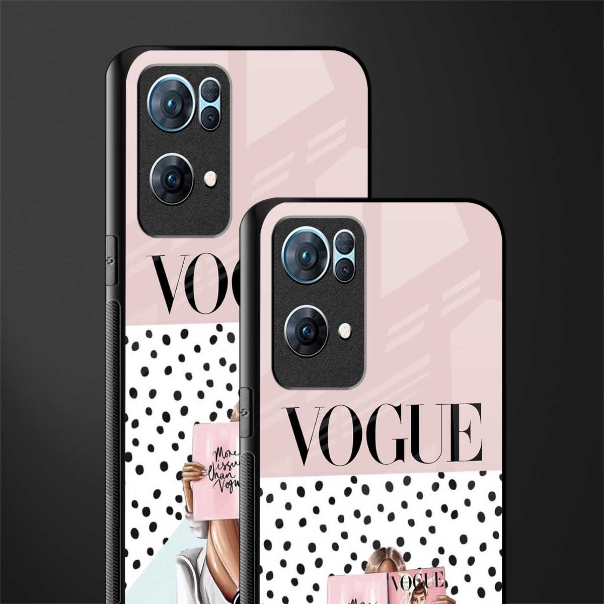 vogue queen glass case for oppo reno7 pro 5g image-2