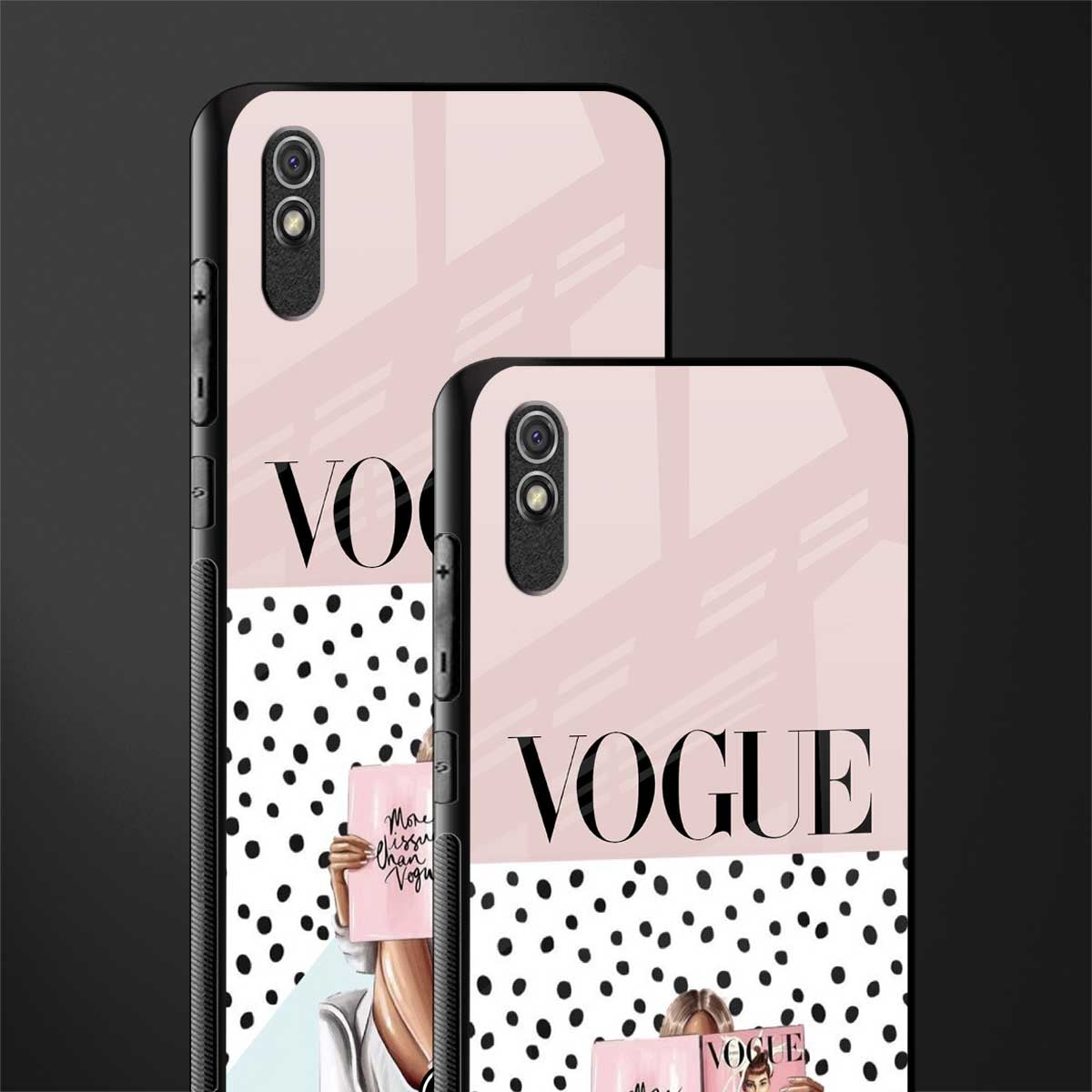 vogue queen glass case for redmi 9a image-2