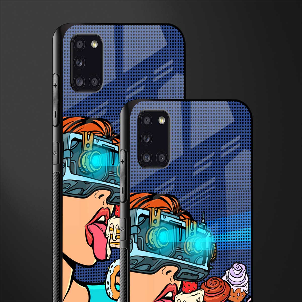 vr dessert glass case for samsung galaxy a31 image-2