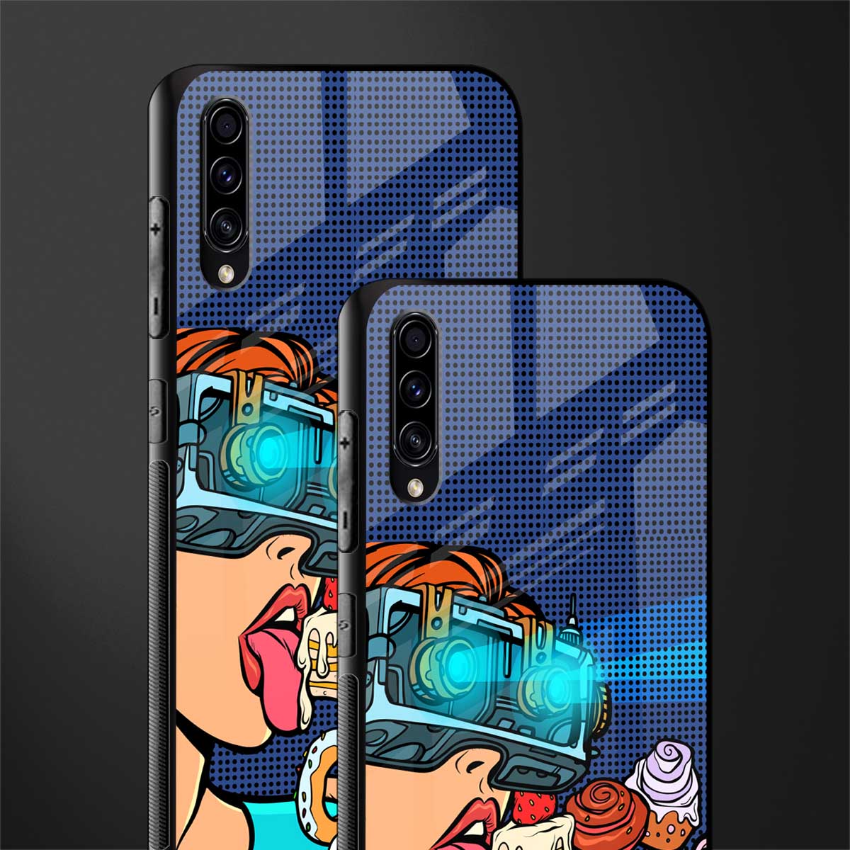 vr dessert glass case for samsung galaxy a70 image-2