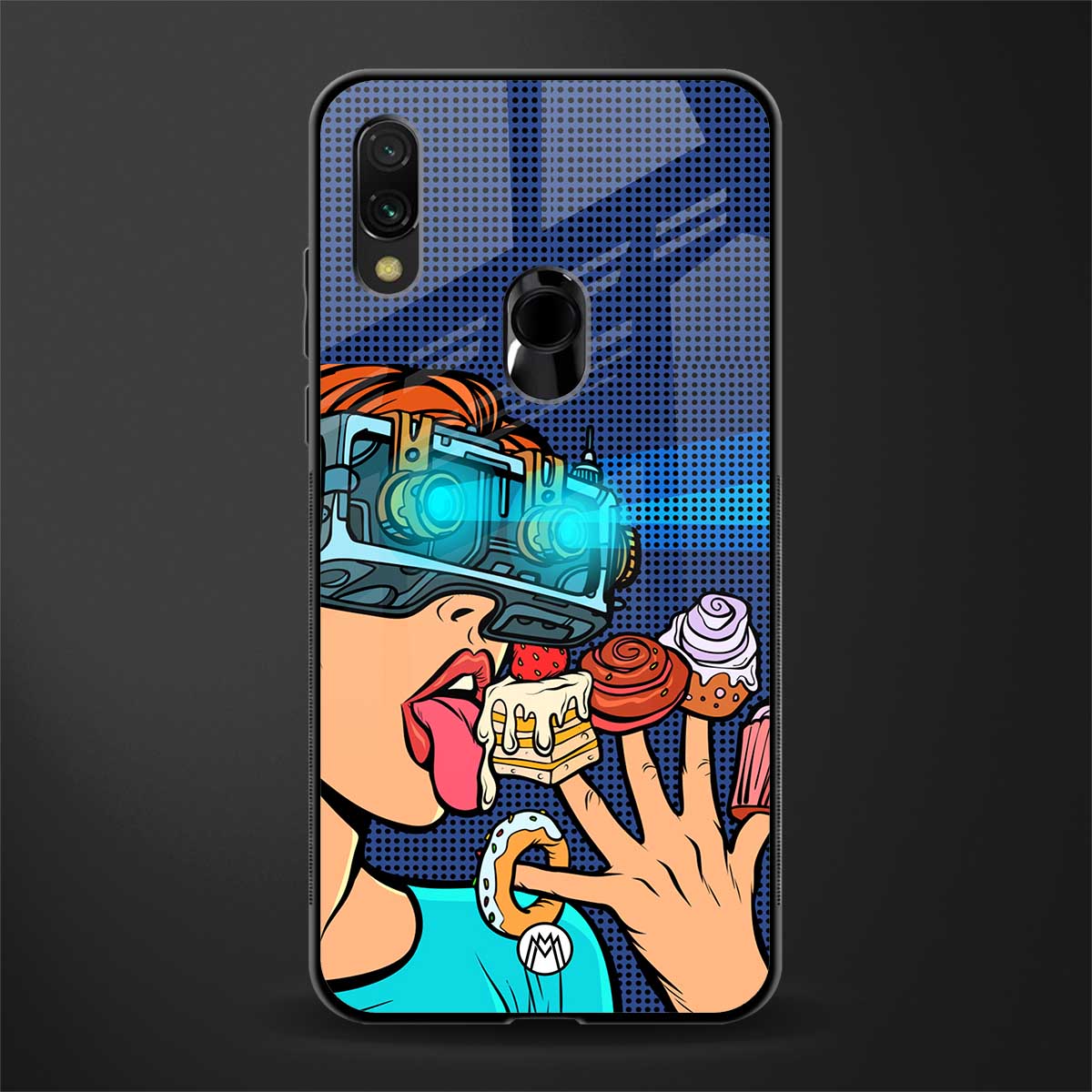 vr dessert glass case for redmi 7redmi y3 image