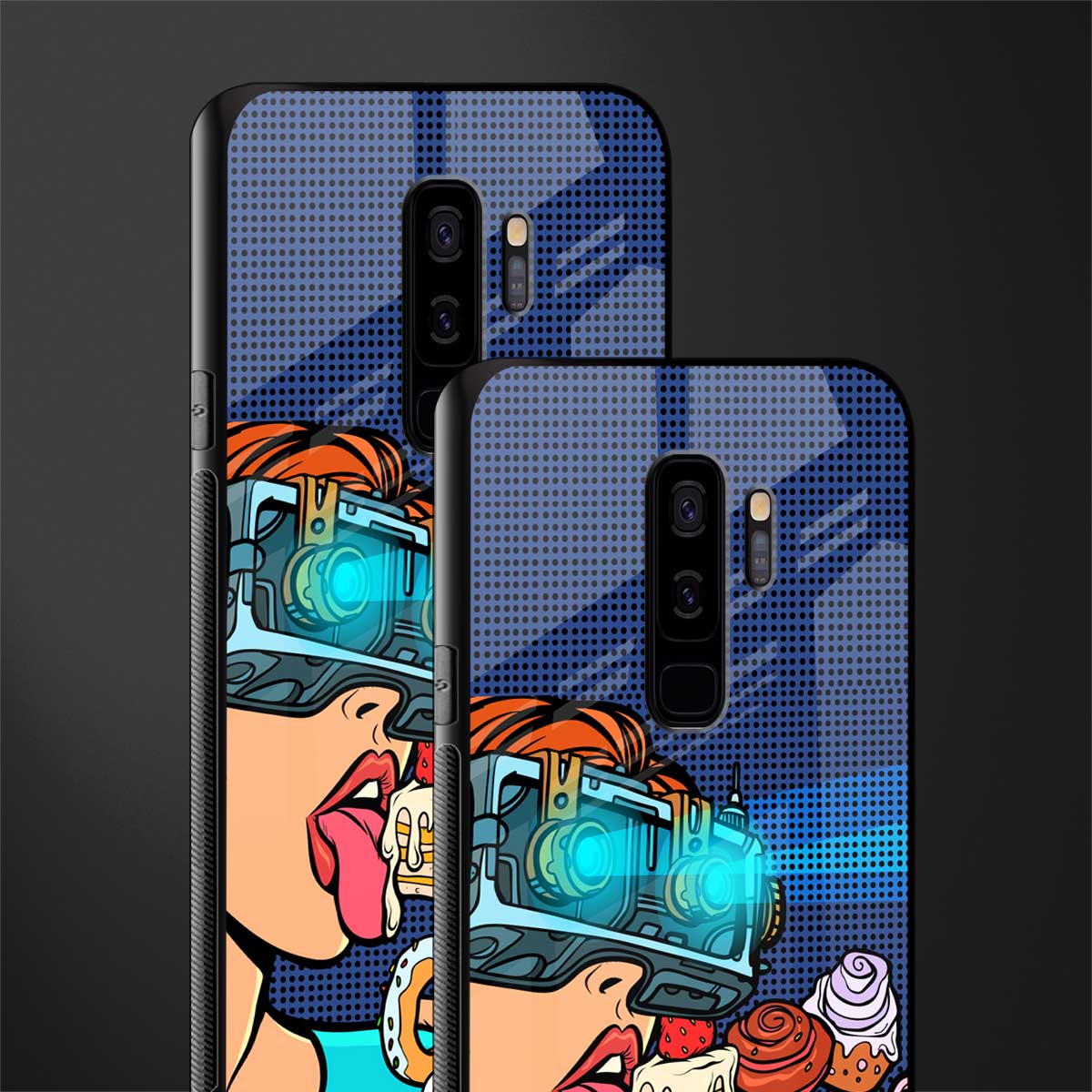 vr dessert glass case for samsung galaxy s9 plus image-2
