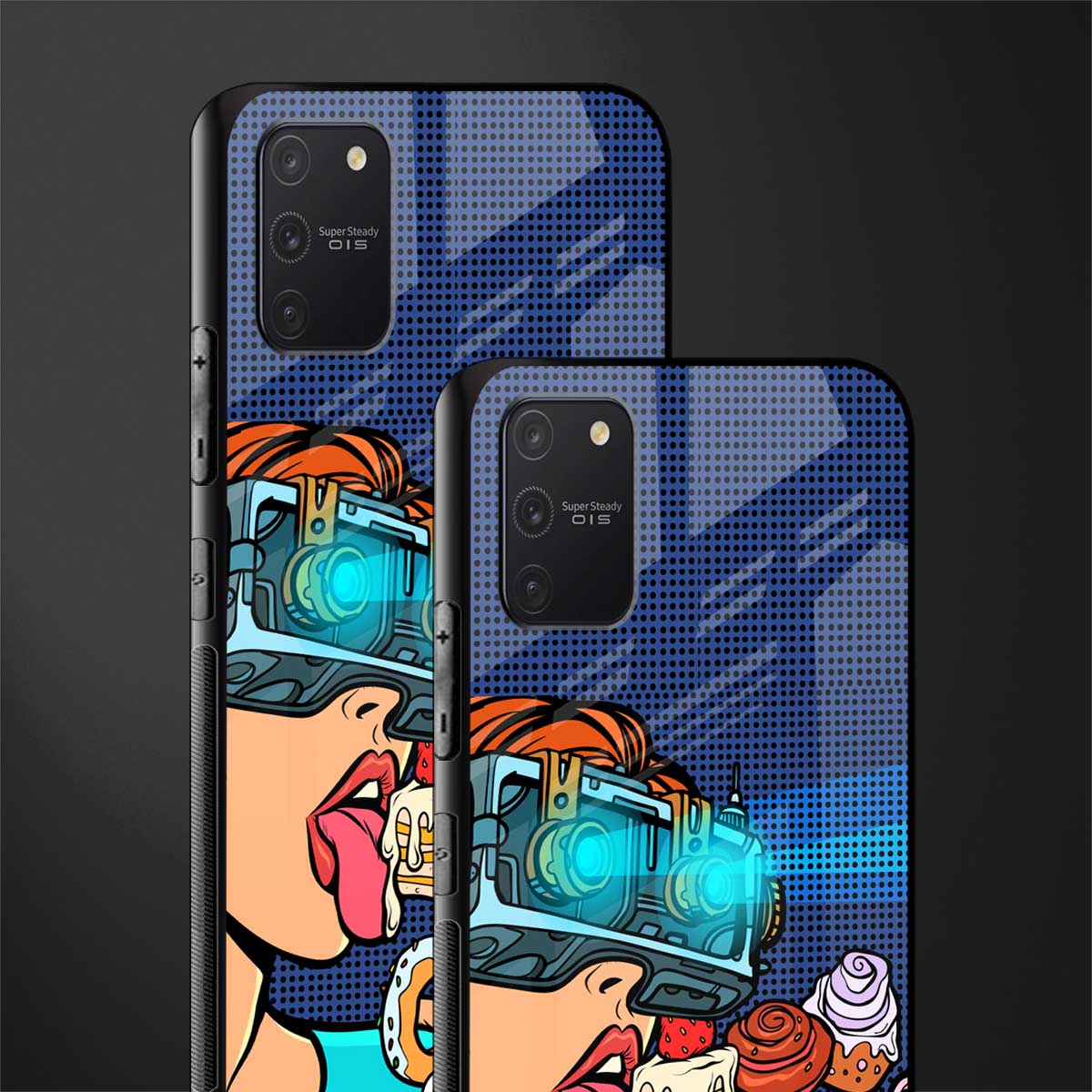 vr dessert glass case for samsung galaxy a91 image-2