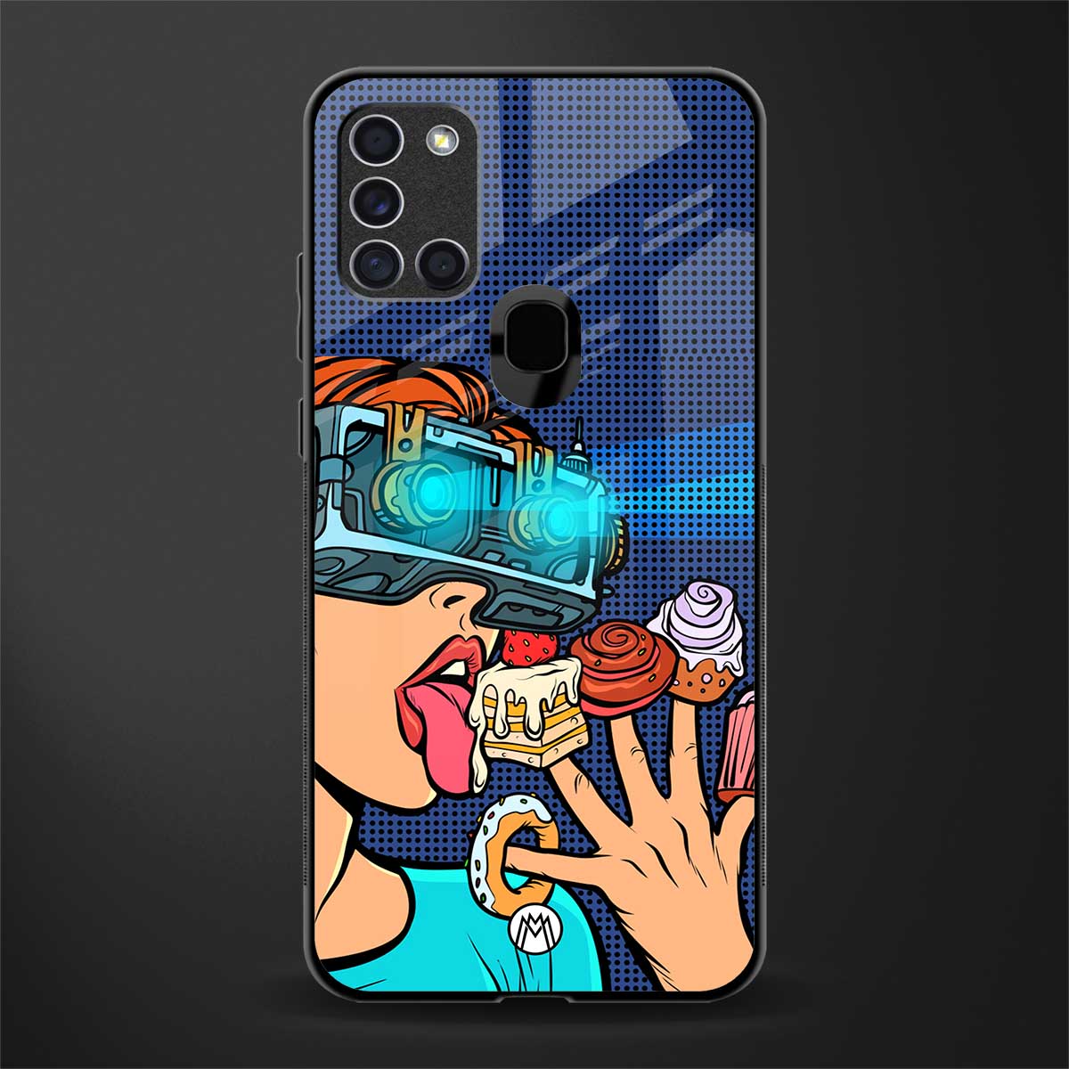 vr dessert glass case for samsung galaxy a21s image