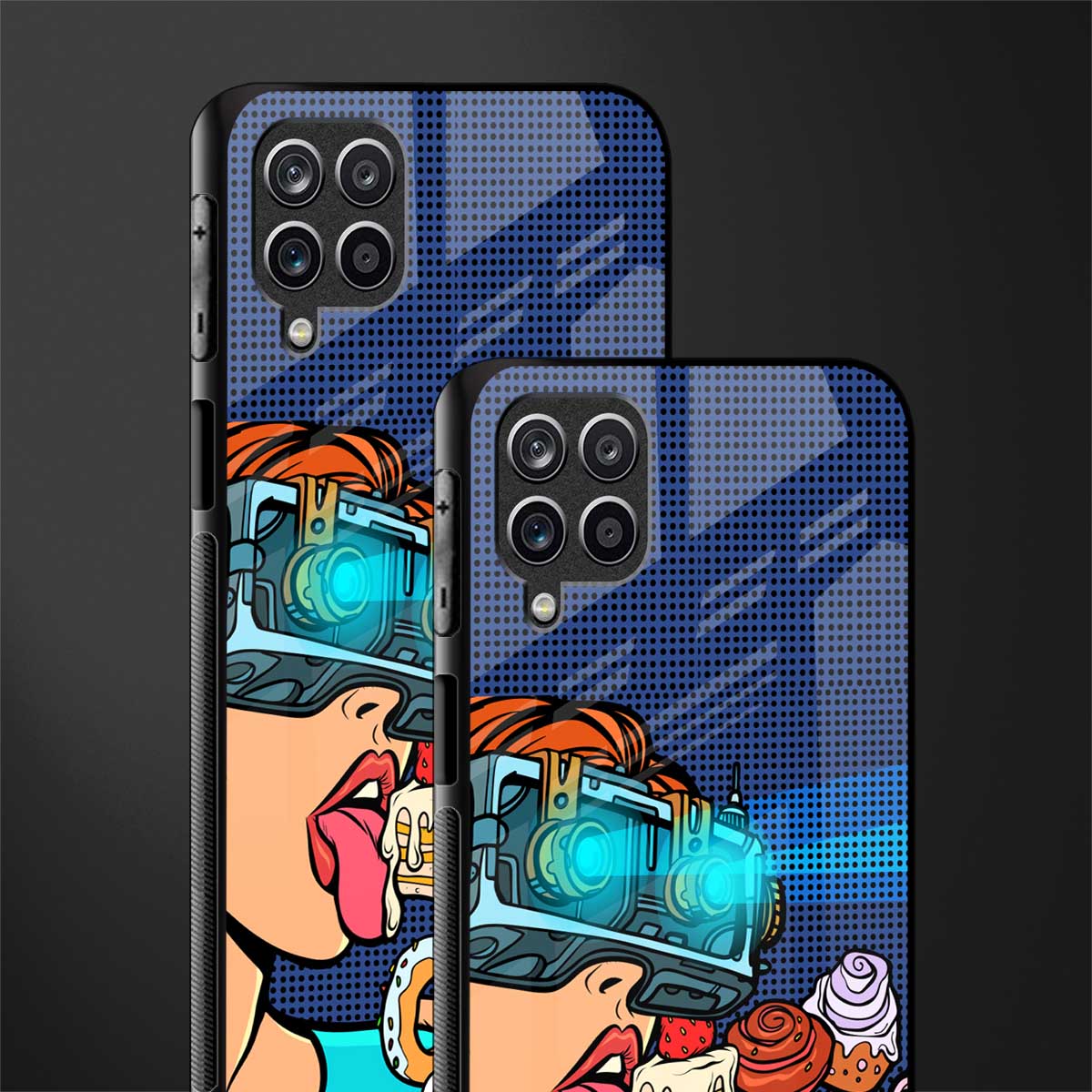 vr dessert glass case for samsung galaxy m12 image-2
