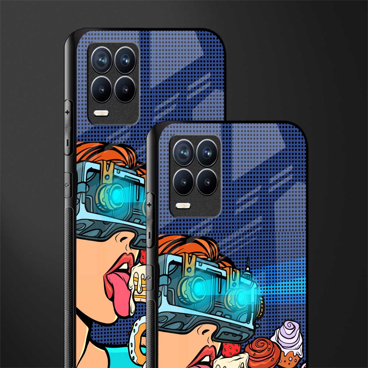 vr dessert glass case for realme 8 4g image-2