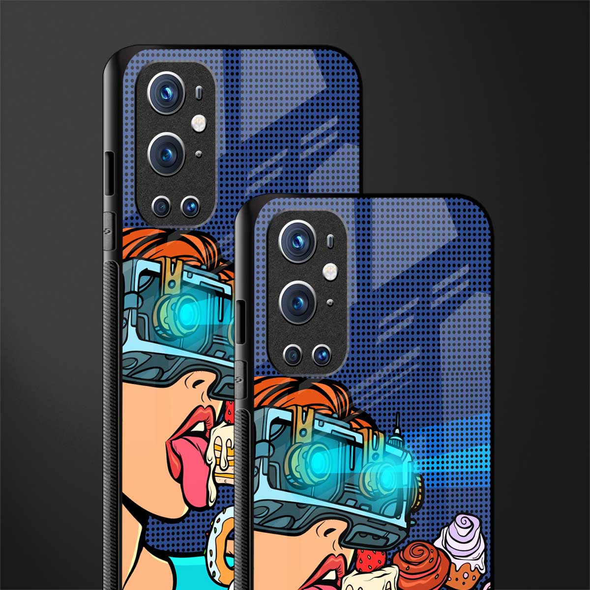 vr dessert glass case for oneplus 9 pro image-2