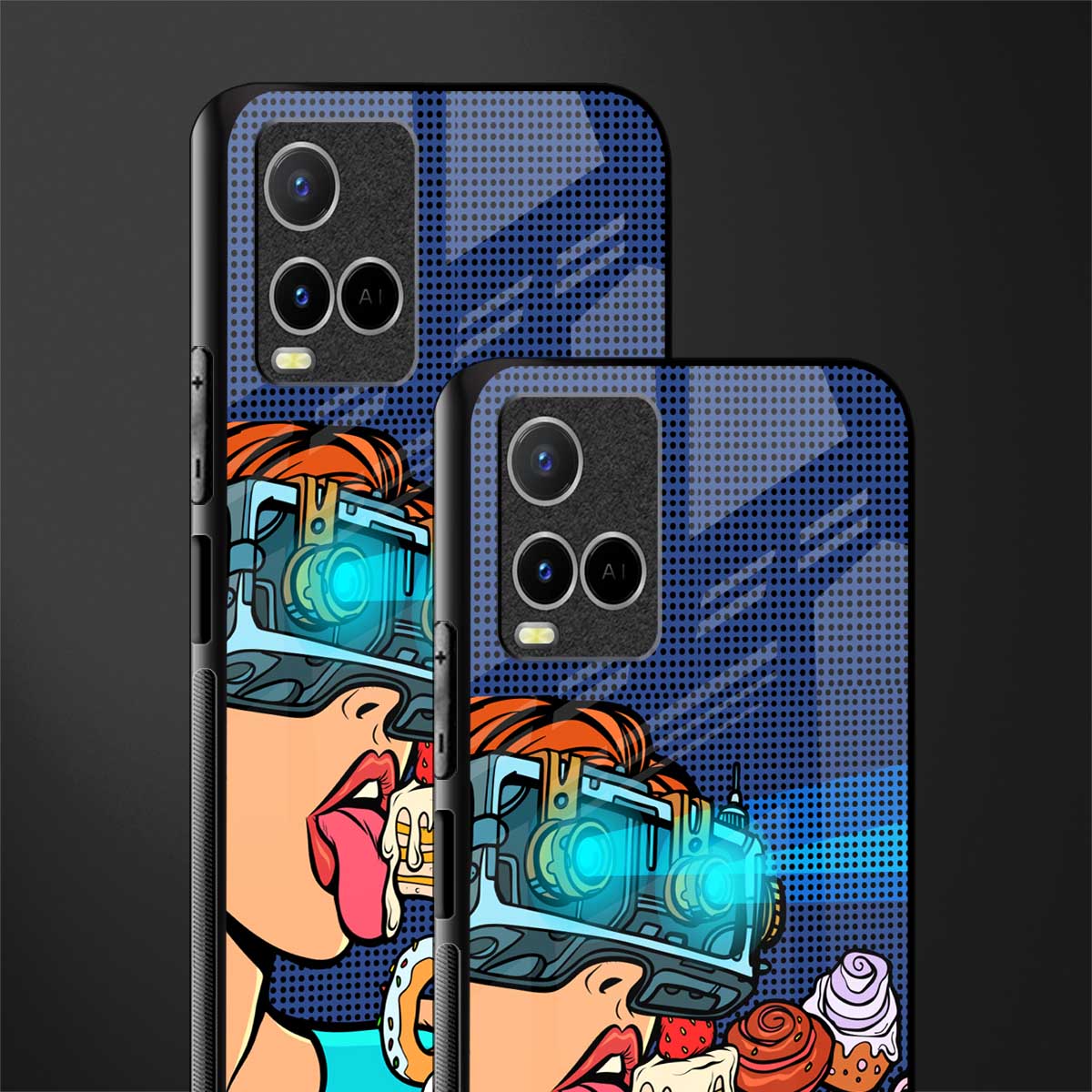 vr dessert glass case for vivo y33s vivo y33t image-2