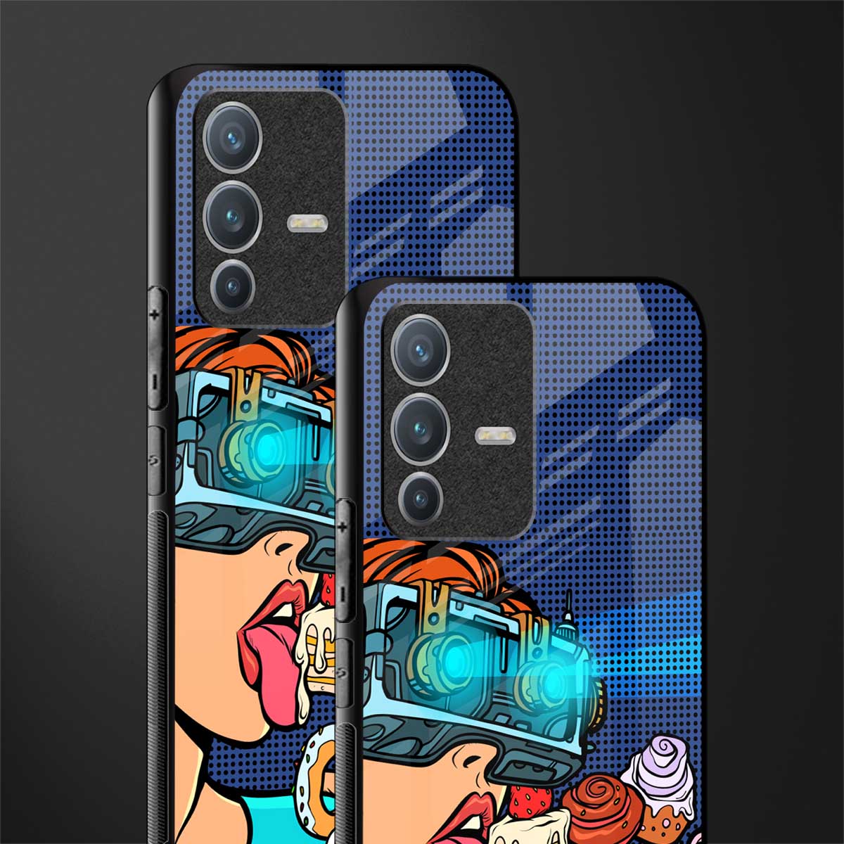 vr dessert glass case for vivo v23 pro 5g image-2