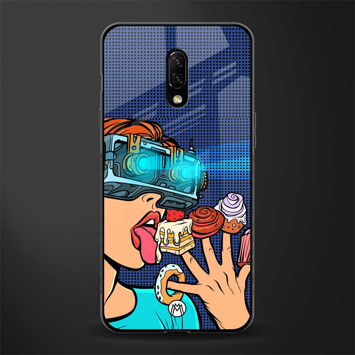 vr dessert glass case for oneplus 7 image