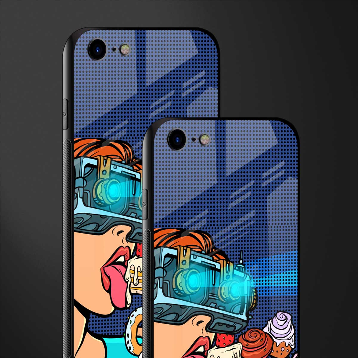 vr dessert glass case for iphone se 2020 image-2