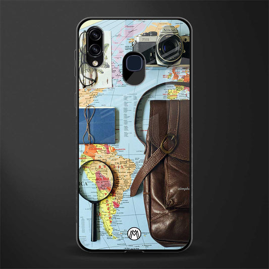 wanderlust glass case for samsung galaxy a20 image