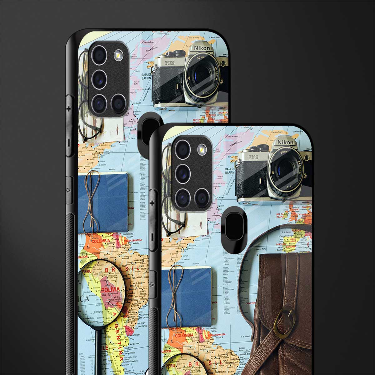 wanderlust glass case for samsung galaxy a21s image-2