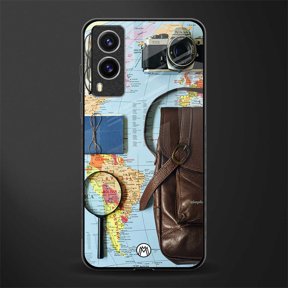 wanderlust glass case for vivo v21e 5g image