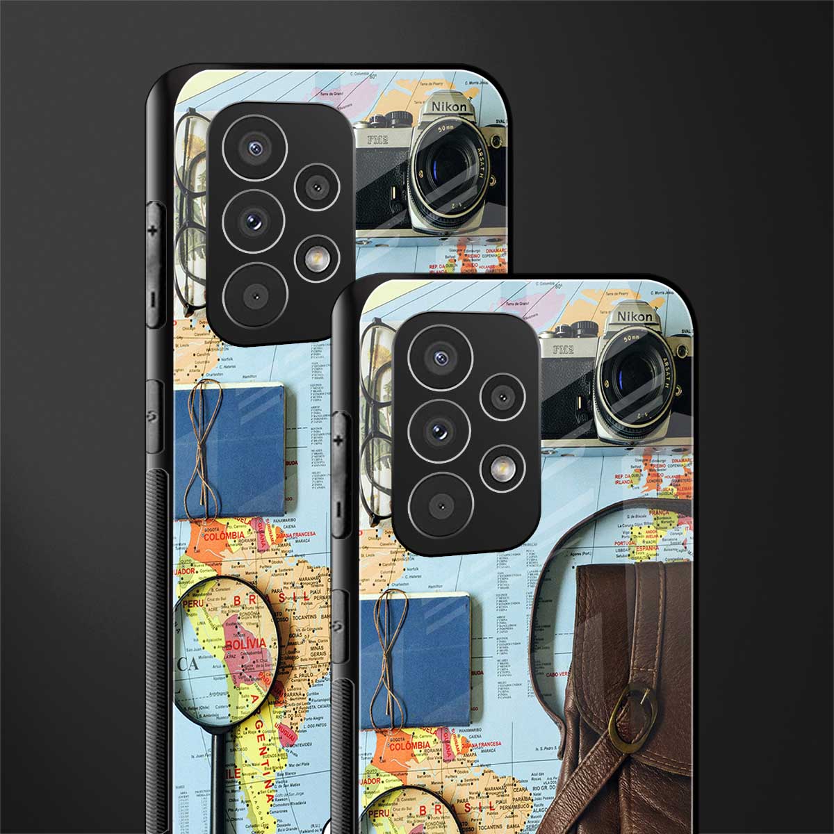 wanderlust back phone cover | glass case for samsung galaxy a53 5g