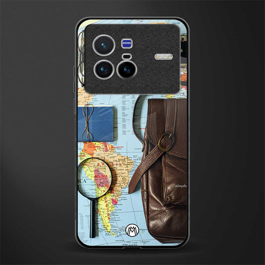 wanderlust glass case for vivo x80 image