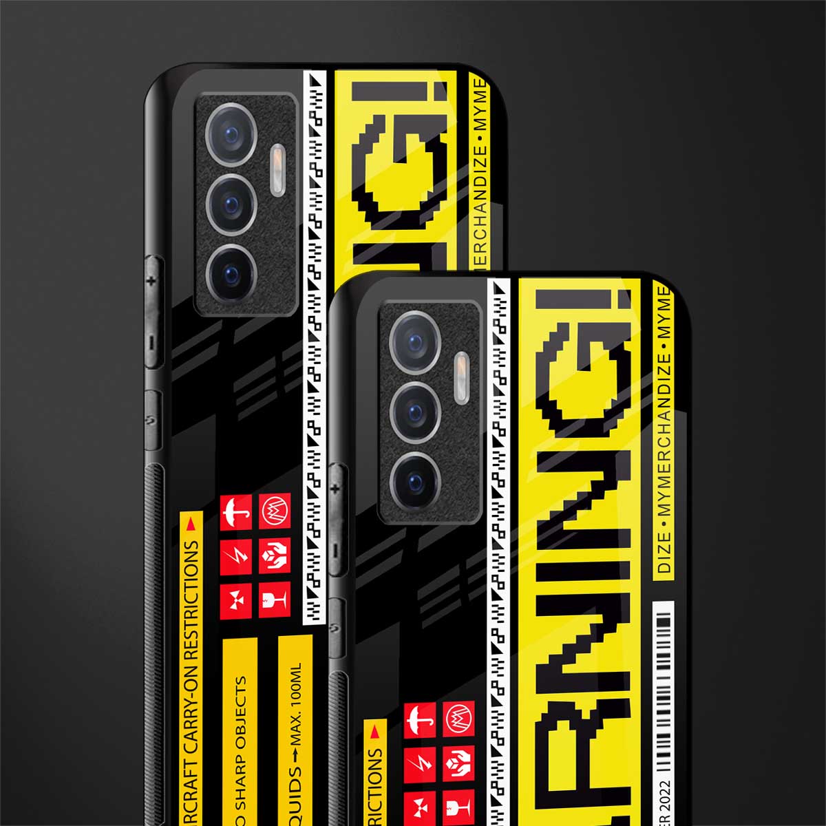 warning glass case for vivo v23e image-2