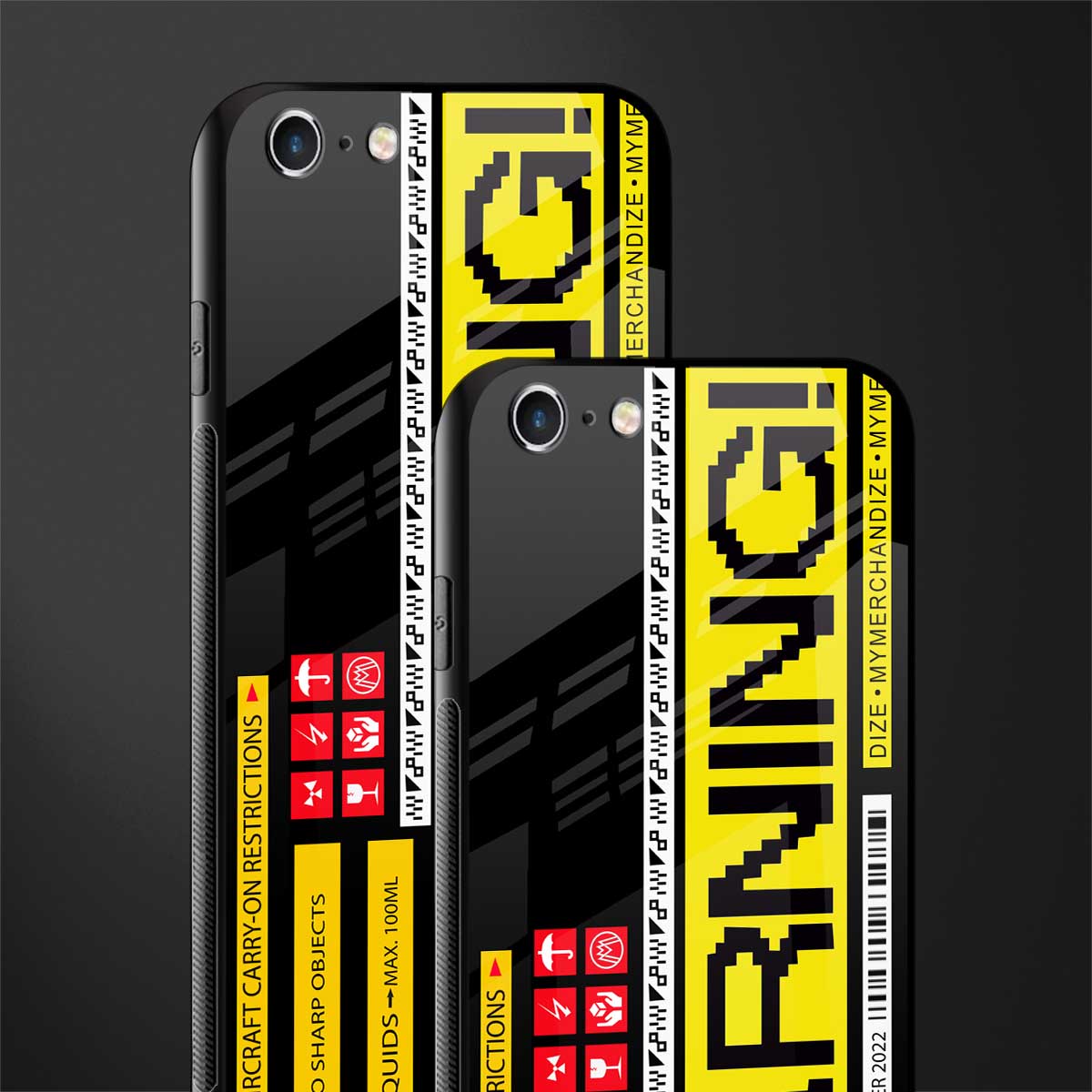 warning glass case for iphone 6 image-2