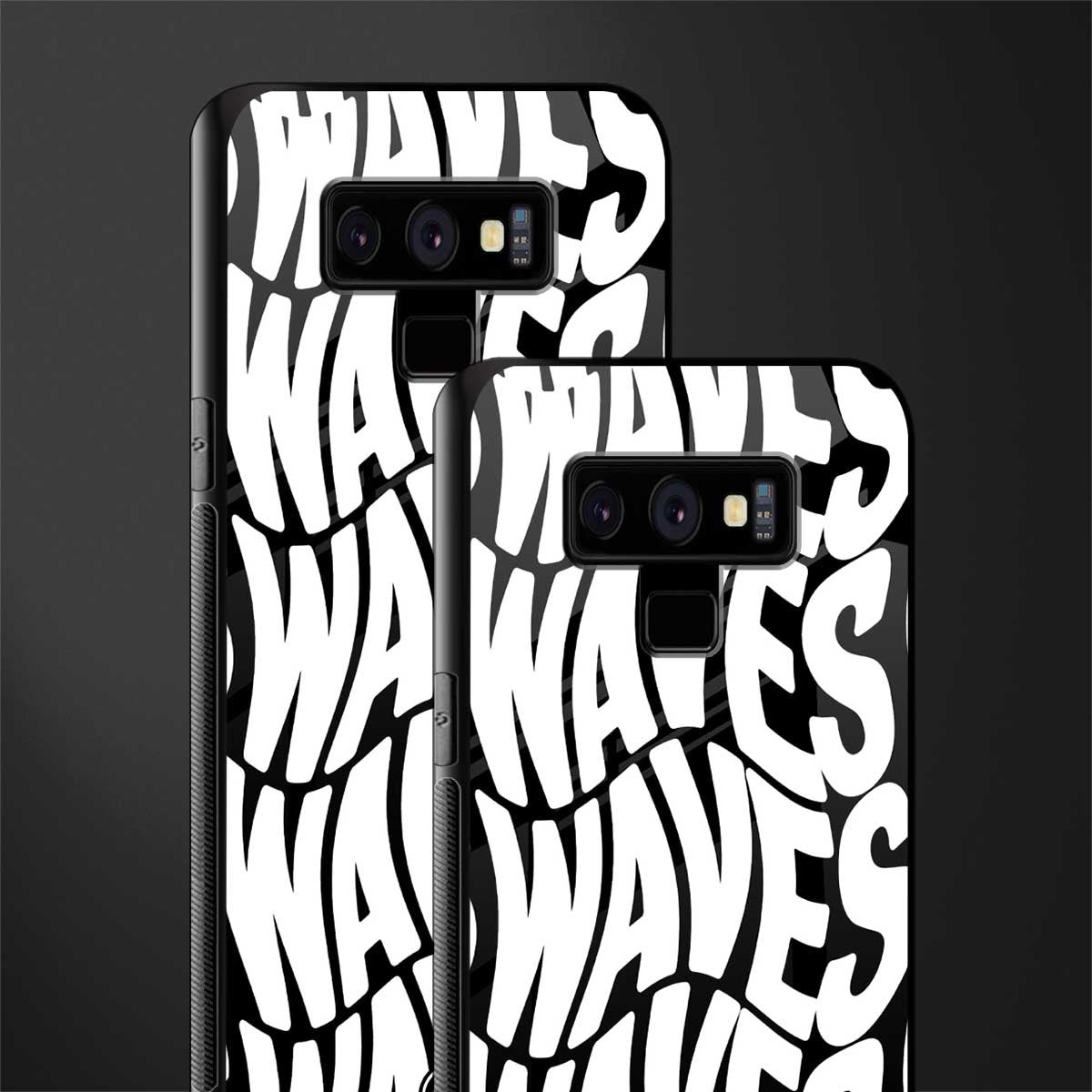waves glass case for samsung galaxy note 9 image-2